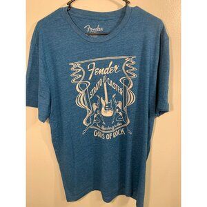 Fender Stratocaster Gods Of Rock Graphic Tee XL By Lucky Brand